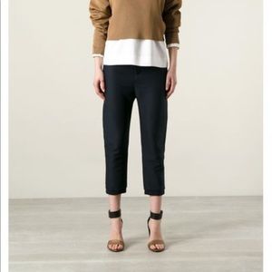 Marni Pamal Navy Cropped Trouser - NWOT